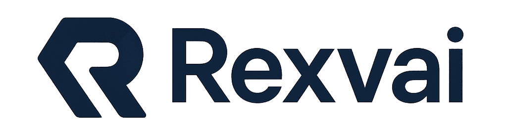 Rexvai logo, text 'Rexvai' 